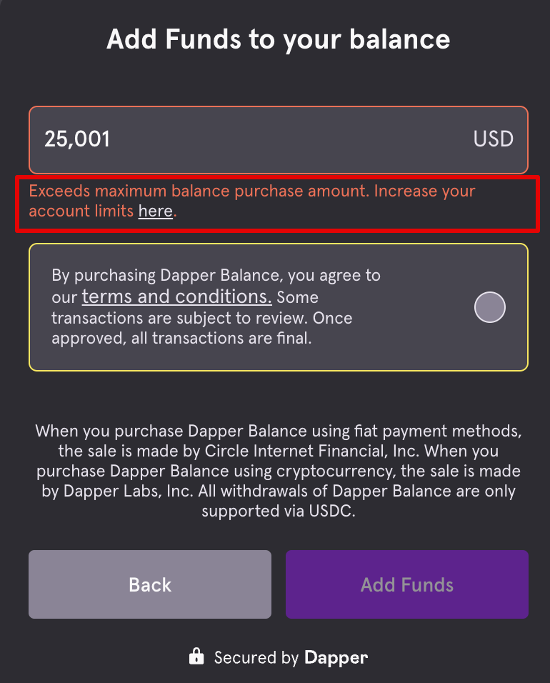 Earn Dapper Credit For Spending On The Marketplace!